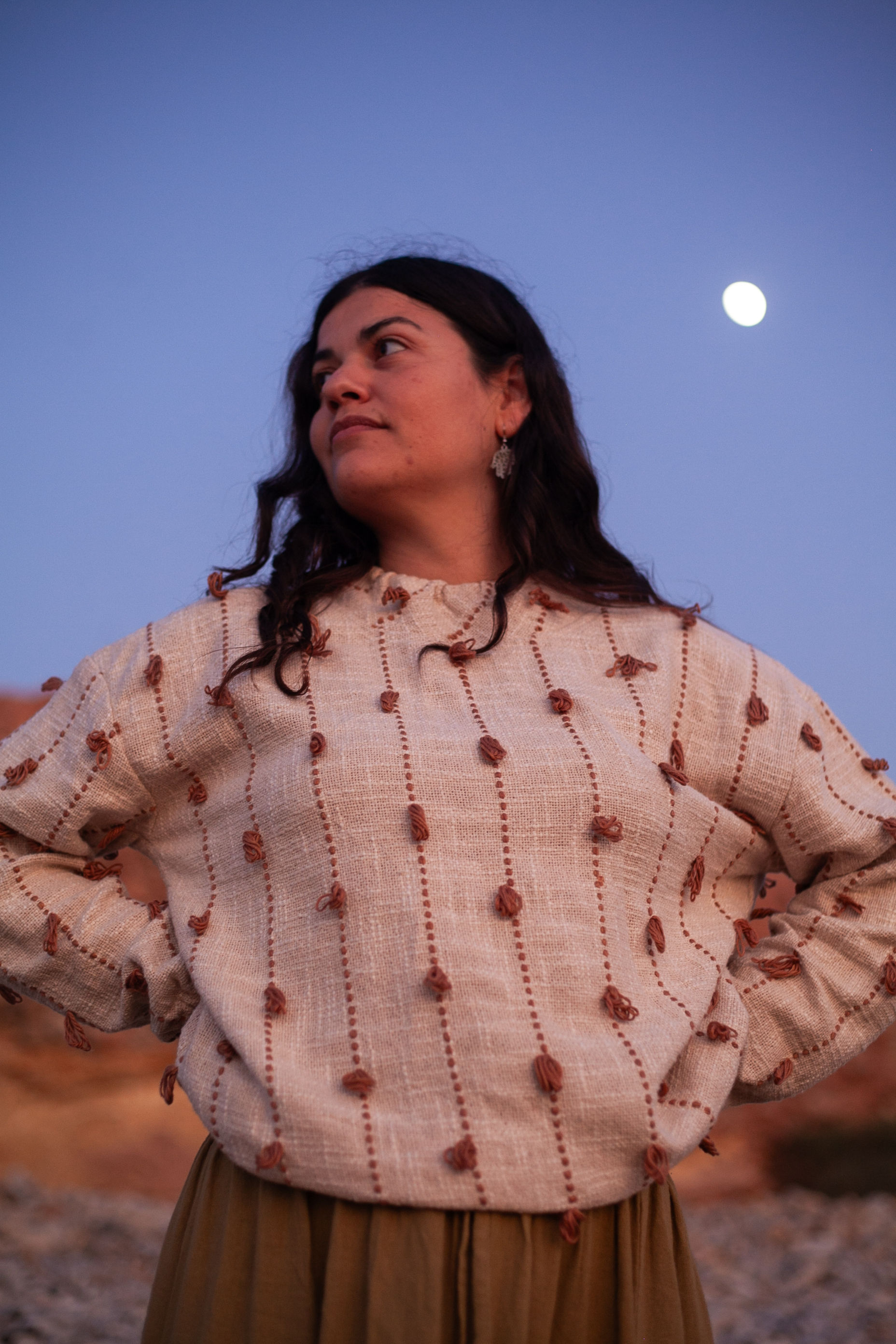 Coziest Sweater | Hand stitched details