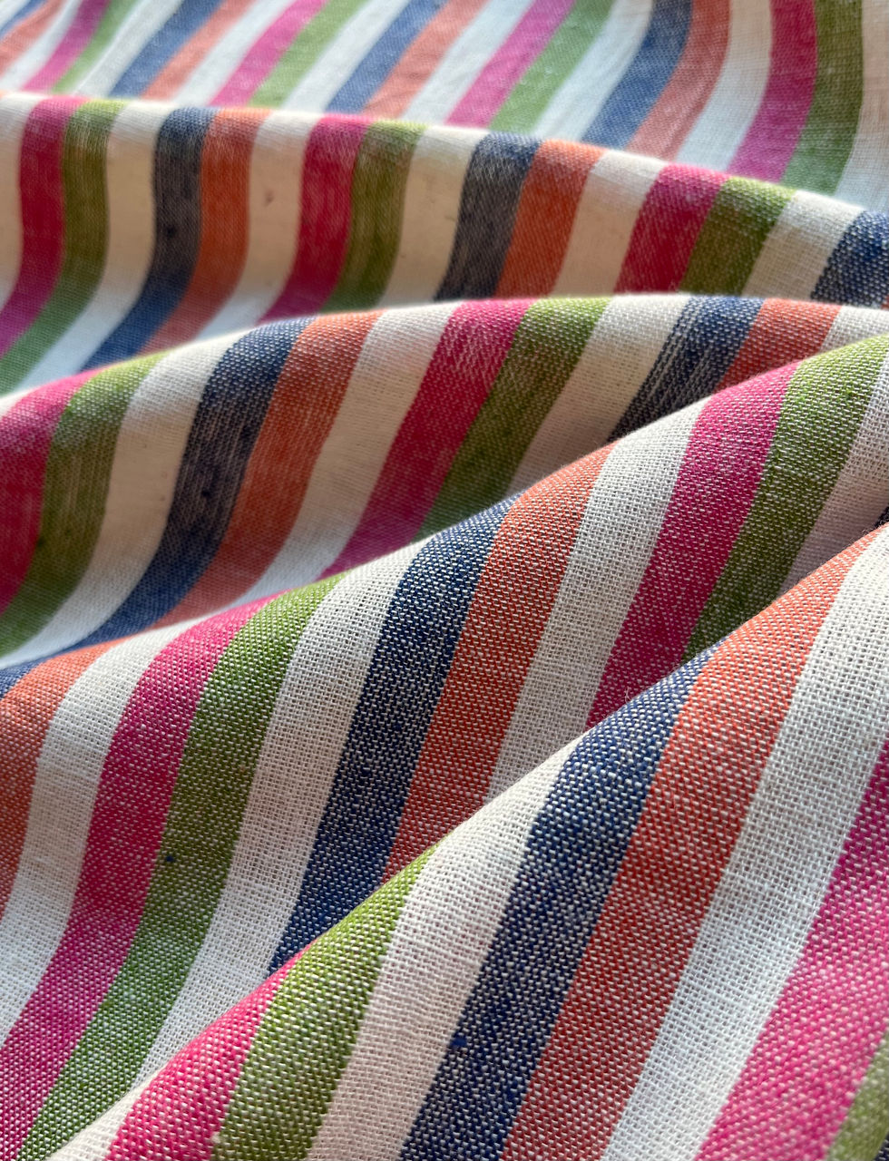 streepstof, roze streep stof , blauwe streep stof, groene streep stof, meerkleurige streep stof