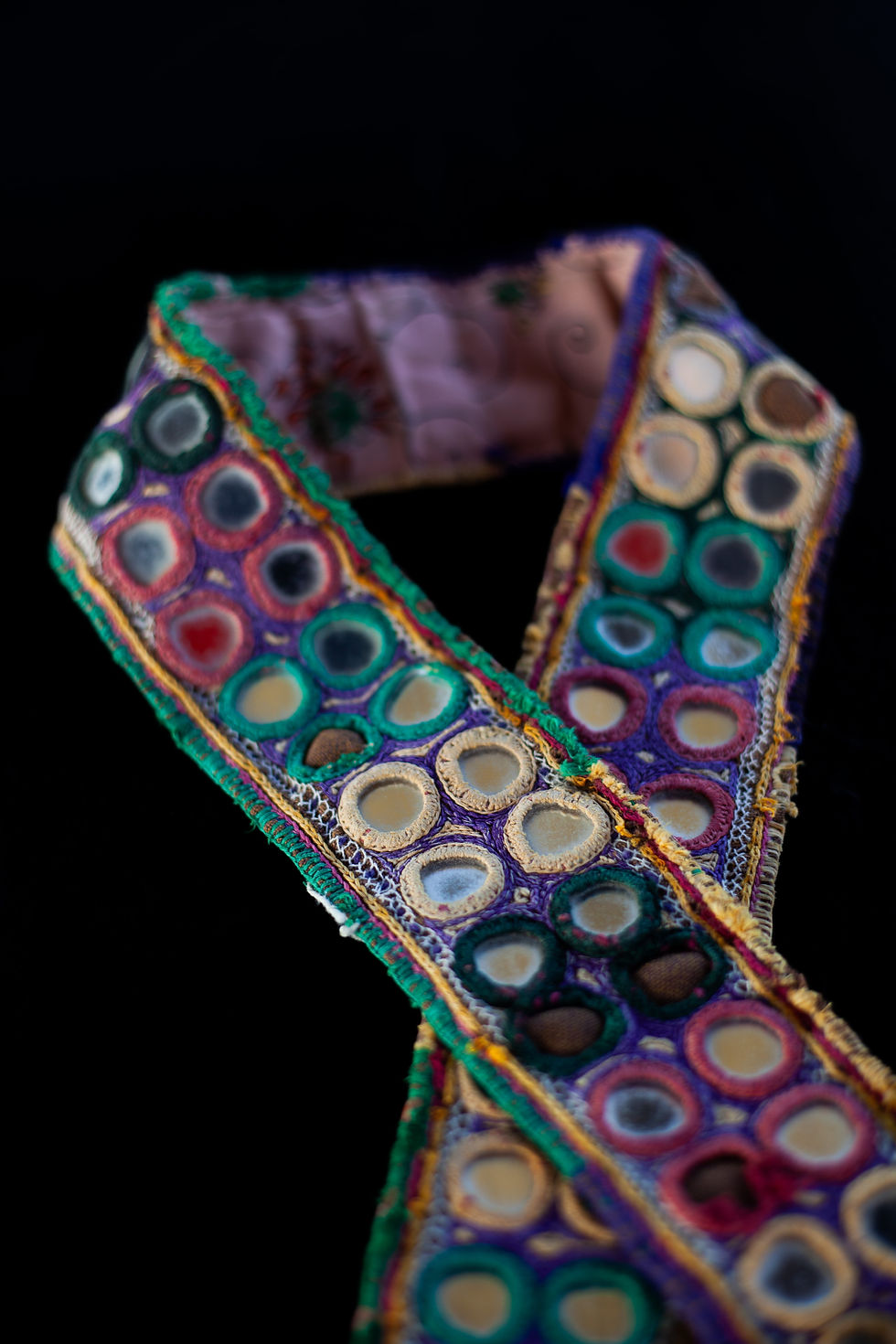 Thumbnail: Handcrafted Vintage Mirror Belt