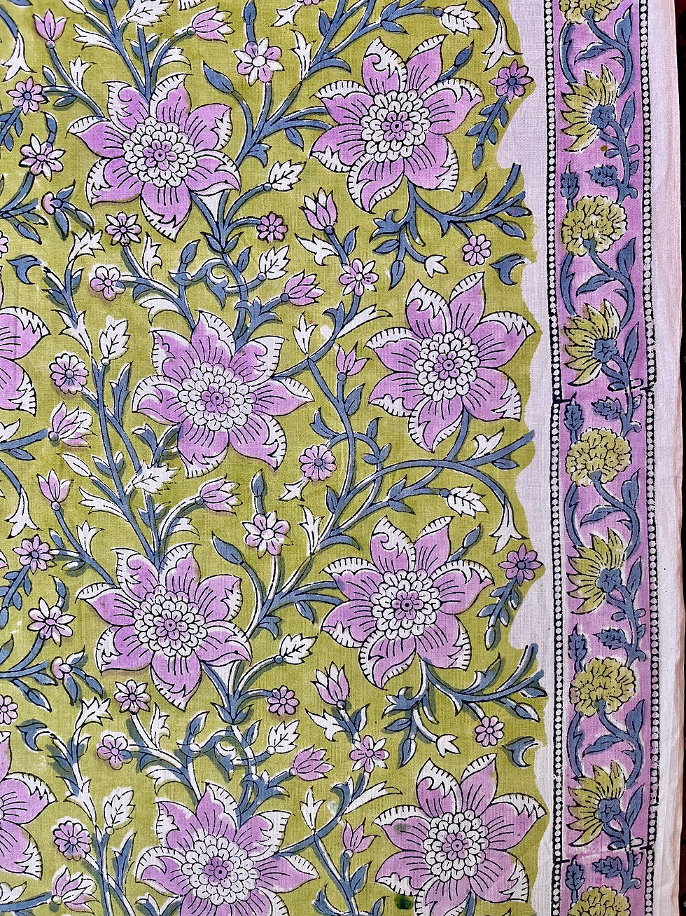 Thumbnail: Jaipuri Block Print - Katoenen Stof
