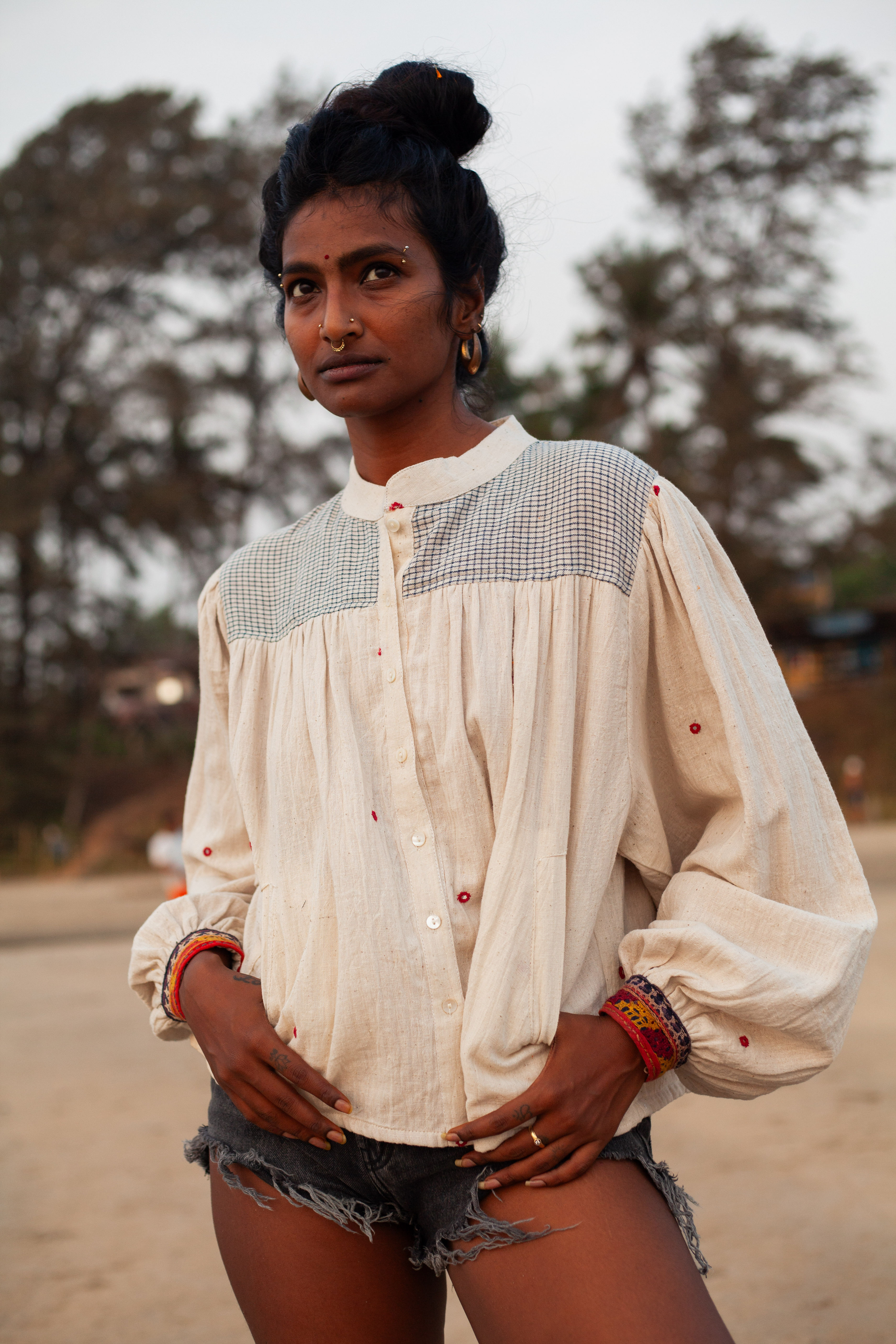 Organic Handwoven Blouse | Gujarati