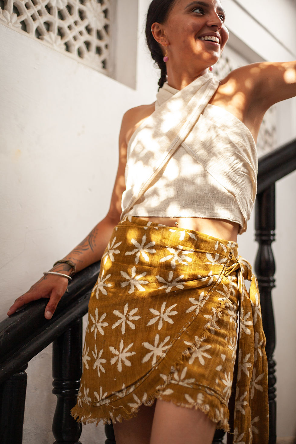Thumbnail: The Sunny Starry Wrap Skirt