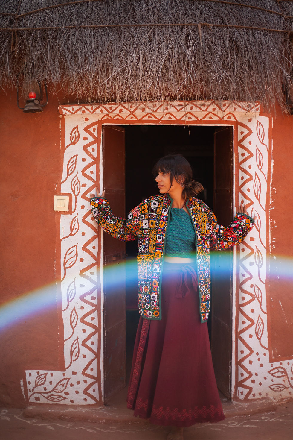 Thumbnail: Antique Hand Embroidered Banjara Jacket