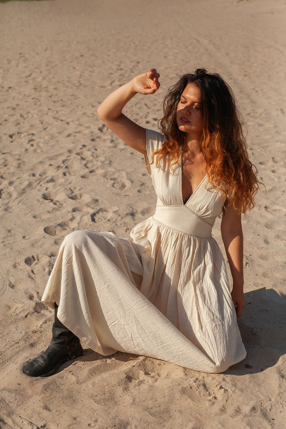 Thumbnail: The Moon Whisper Dress - Natural