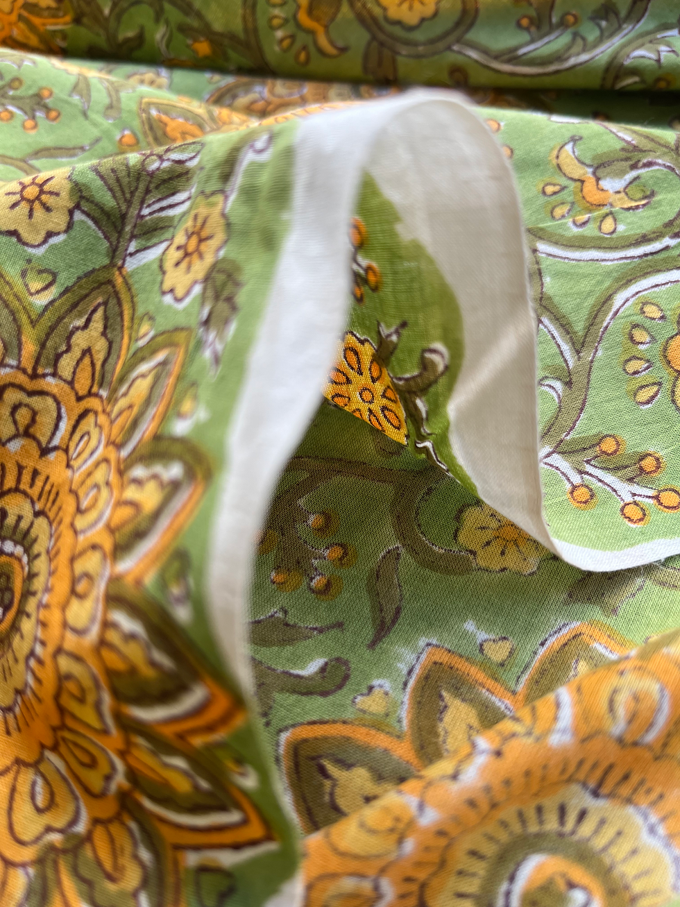 Thumbnail: Hand Block Printed Fabric