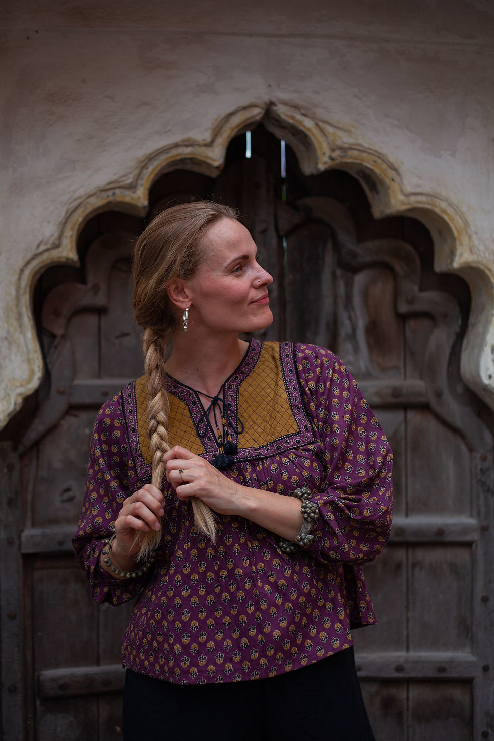 Thumbnail: The Midnight Marigold Blouse