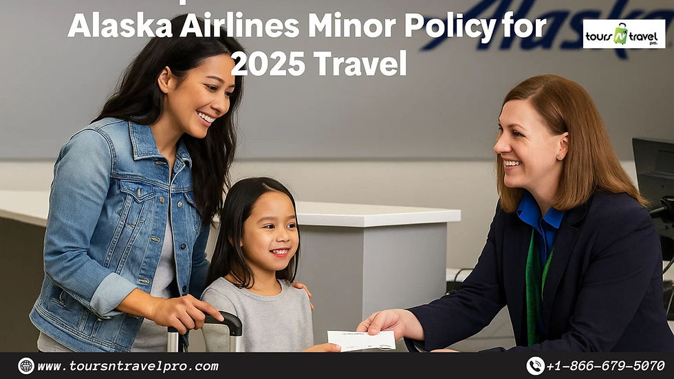 Alaska Airlines Unaccompanied Minor Policy