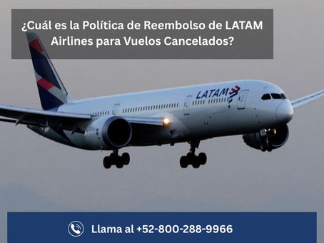 PolÃtica de reembolso de LATAM Airlines