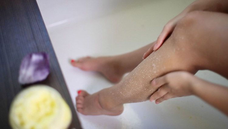 Resultado de imagen para como rasurarse las piernas exfoliante