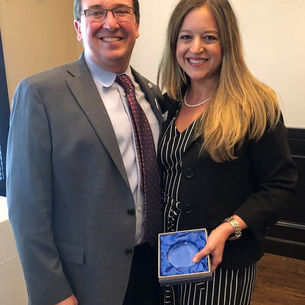 Dana Hentschel Honored for Volunteer Service