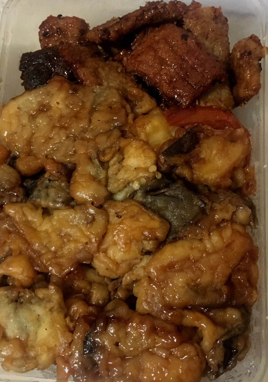 Eggplant 🍆 mushroom and soy Thai food