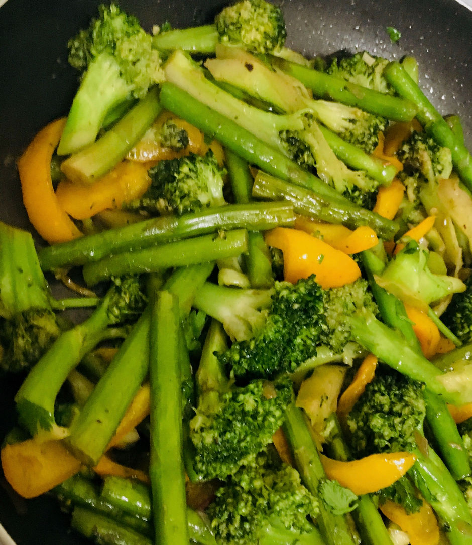 Stir fry mixed vegetables