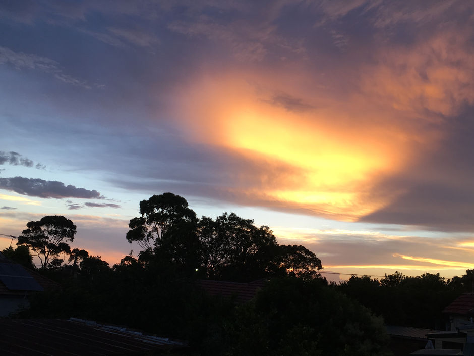 The sky during sunset 🌅