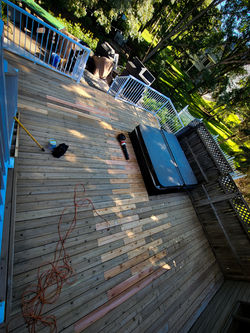 Cedar deck repairs