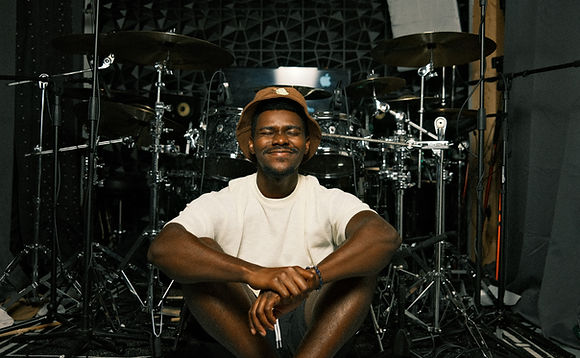 Mathieux Davis in home studio