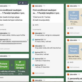 Virtualūs mokymosi įrankiai: „Padlet“