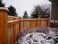 Amerifence Cedar Spaced Picket Fence
