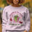 Thumbnail: Women's Pink Grinch Sweatshirt Front View