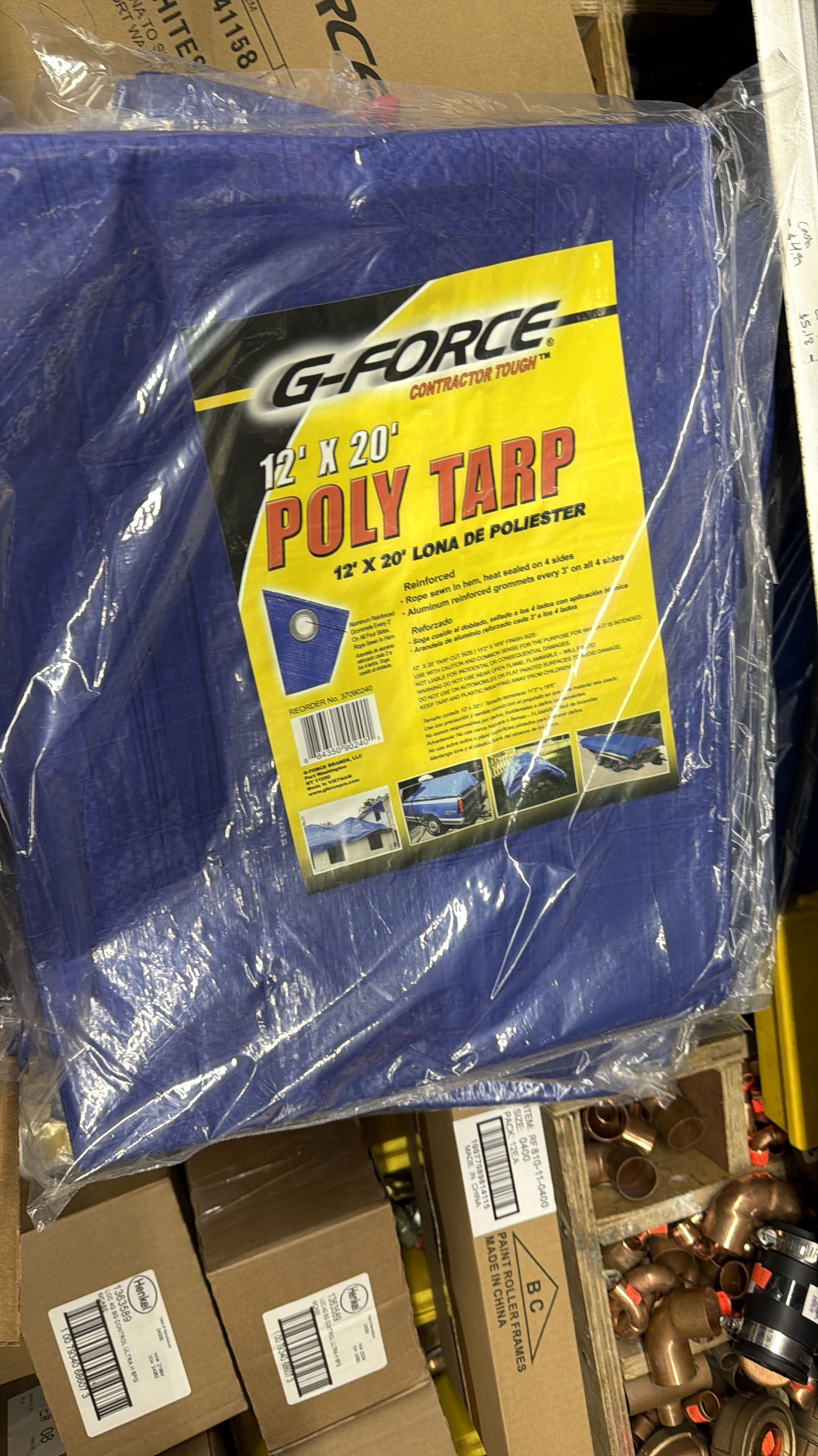 12'X20' BLUE POLY TARP