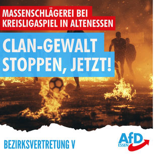Clan-Gewalt: Bewaffnete Massenschlägerei bei Kreisliga