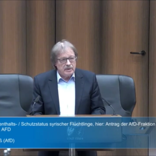 Aufenthalts- / Schutzstatus syrischer Flüchtlinge - Antrag der AfD-Fraktion