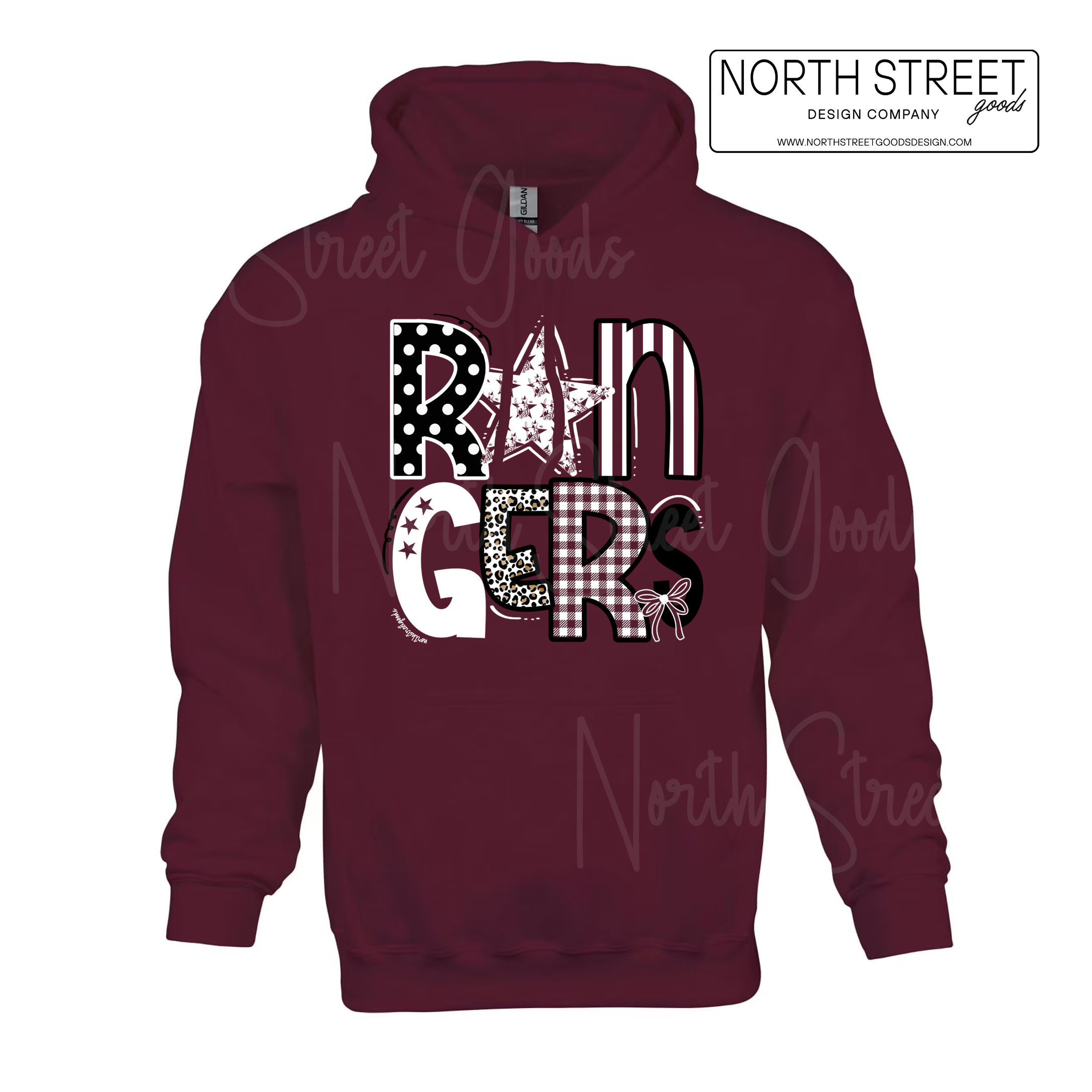 Patchwork Rangers ~ Soft Hoodie Adult Sweatshirt