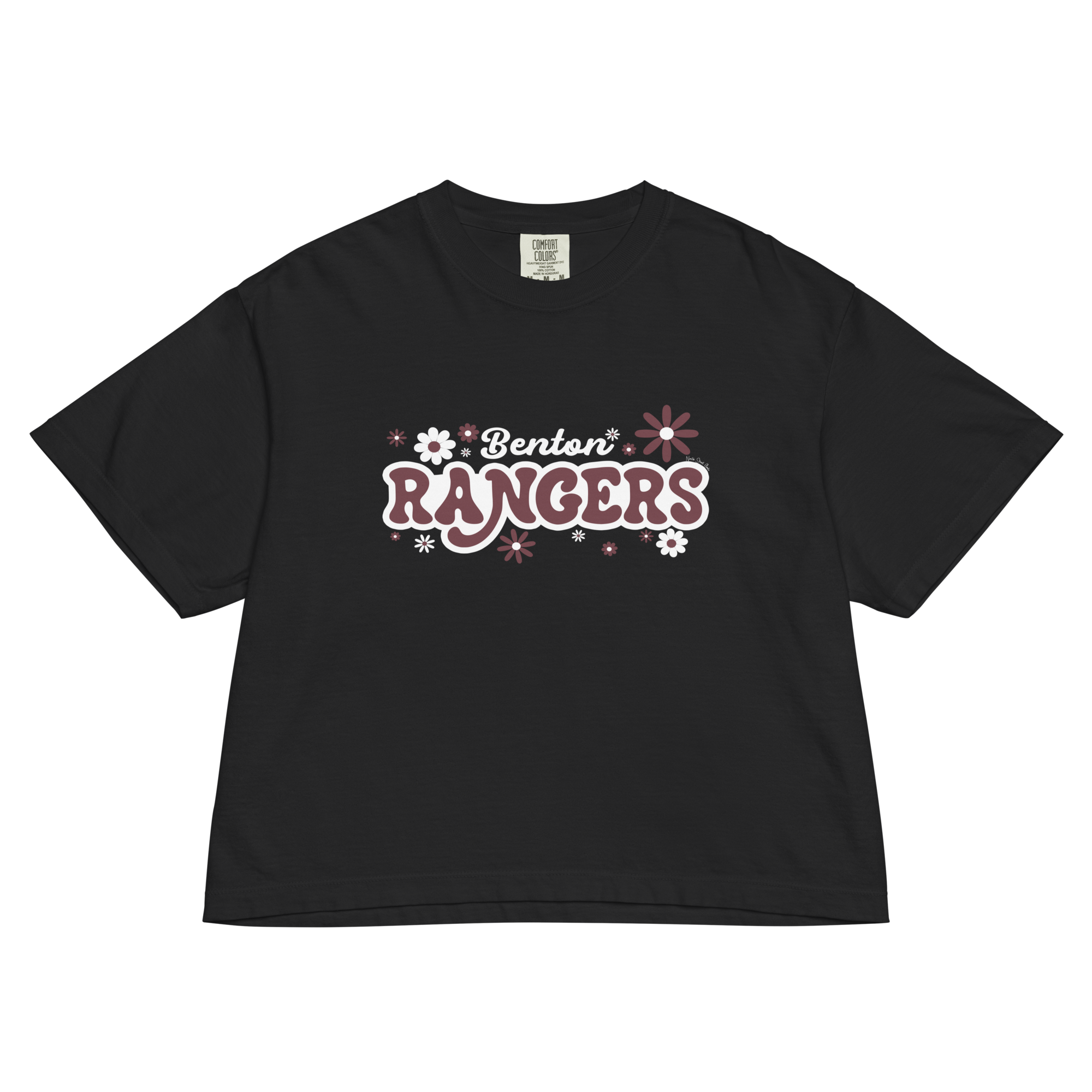 Rangers & Daisy ~ Women's Comfort Colors Cropped Tee