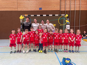 Minis des SV Fellbach Handball überzeugen beim Auswärtsspieltag