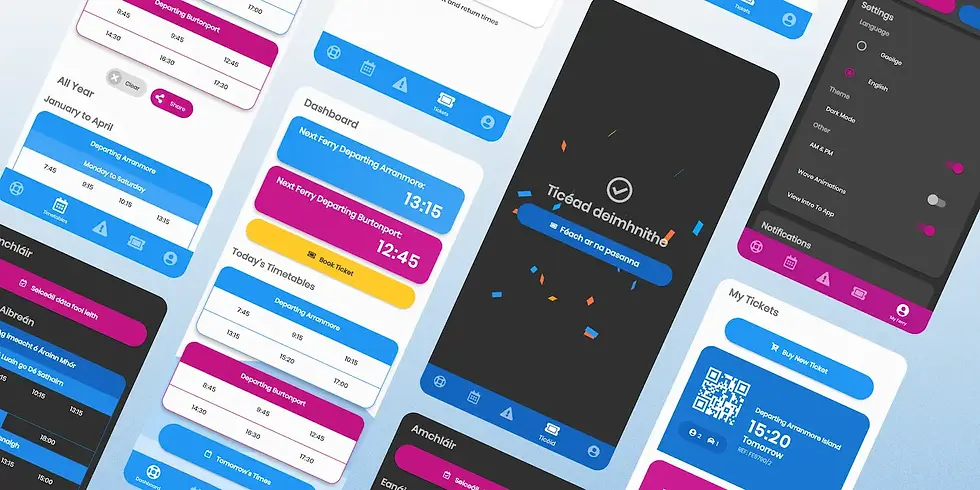 The New Arranmore Ferry App