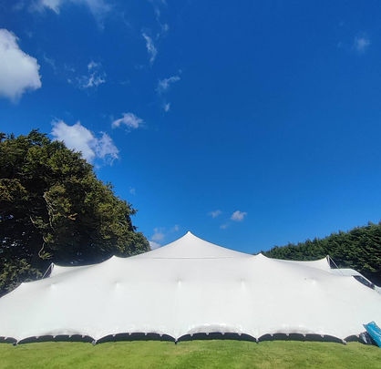 ballinderry house glamping stretch tent