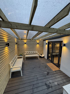 Full Garden Transformation in Ashford – Garden Room & Pergola Installation