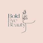 Bold Eye Beauty logo with a line art face
