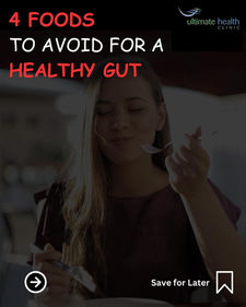 🚨 Want a healthier gut? Avoid these 4 foods! 🚨