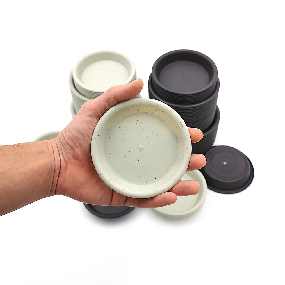 Thumbnail: Thick Durable Plastic Flower Pot Round Pallet Plant Saucer Drip Tray Plant Plate