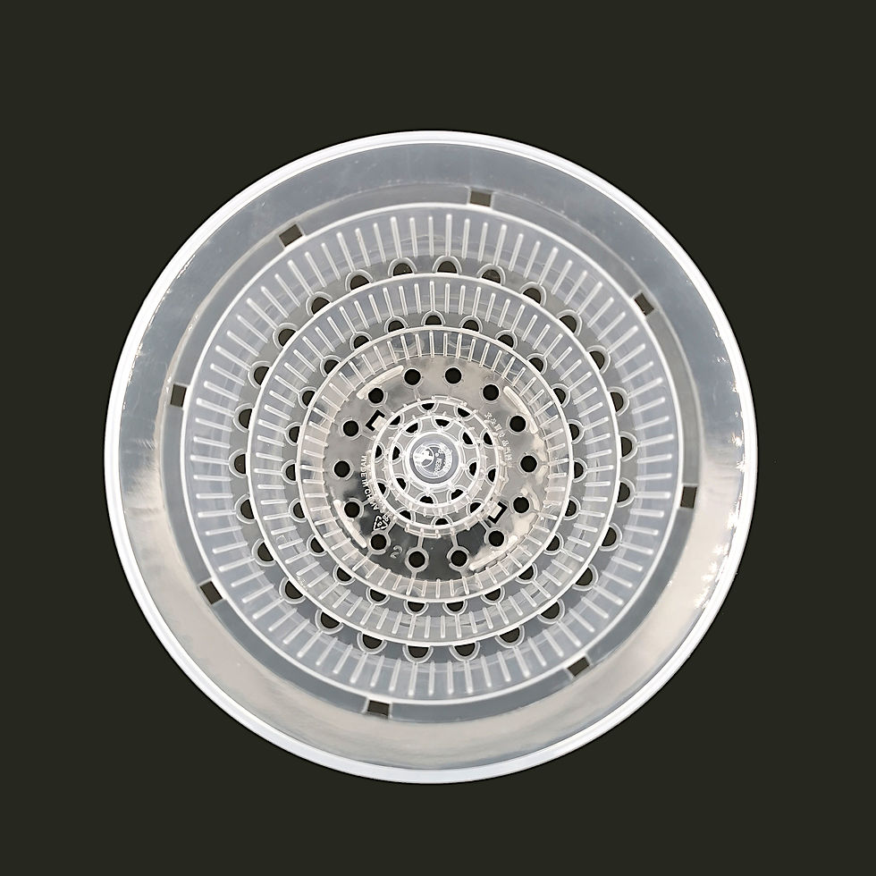 Miniaturbild: Mesh Pot transparenter runder Orchideentopf Ø10cm (Mit Air Column)