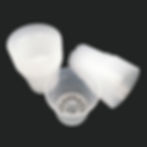 Thumbnail: Transparent Round Plastic Orchid Pot Planter Ø15cm