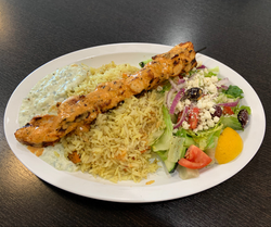 Chicken Souvlaki Combination