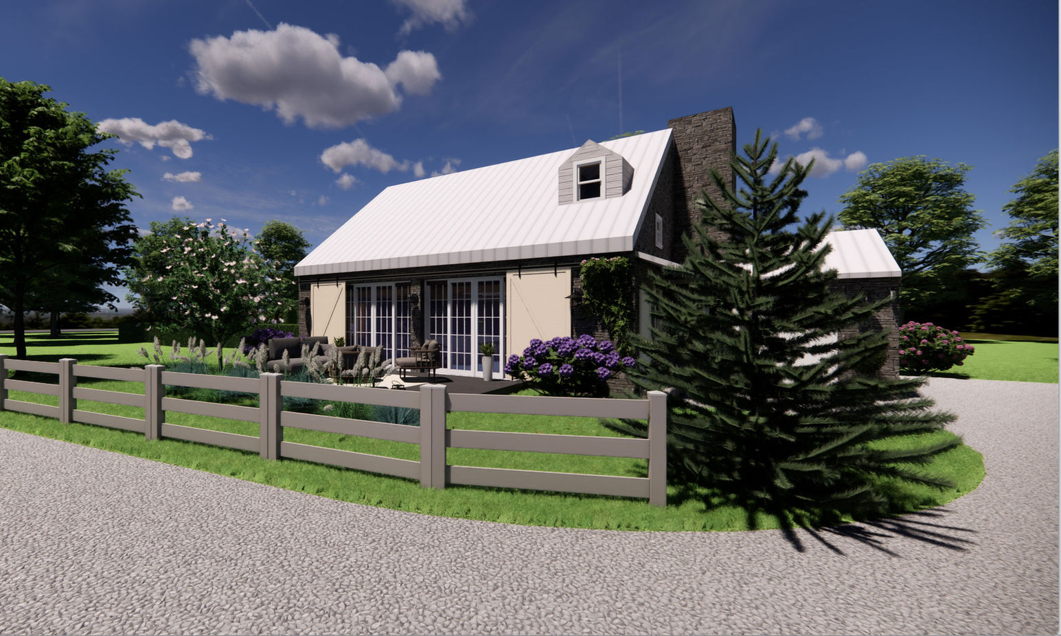 Renovation of an Existing Old Stone Home in Philadelphia, Modern English Garden with lots of Light and Historic Features