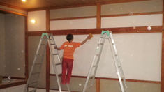 今週も壁紙貼りまくり