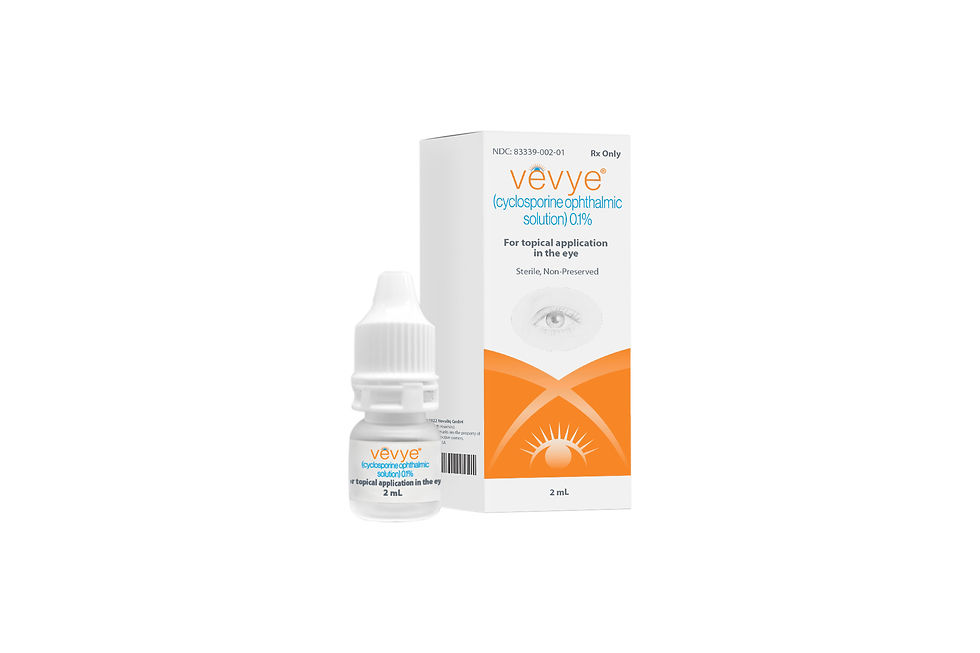 Image of a prescription immunomodulator drop for dry eyes