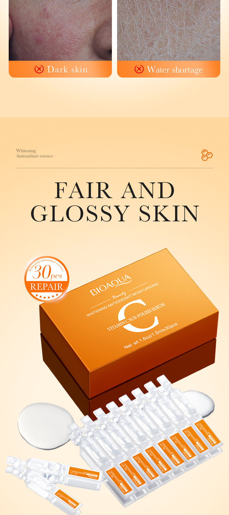 Thumbnail: Bloom BIOAQUA Hyaluronic Acid Facial Serum Ampoules