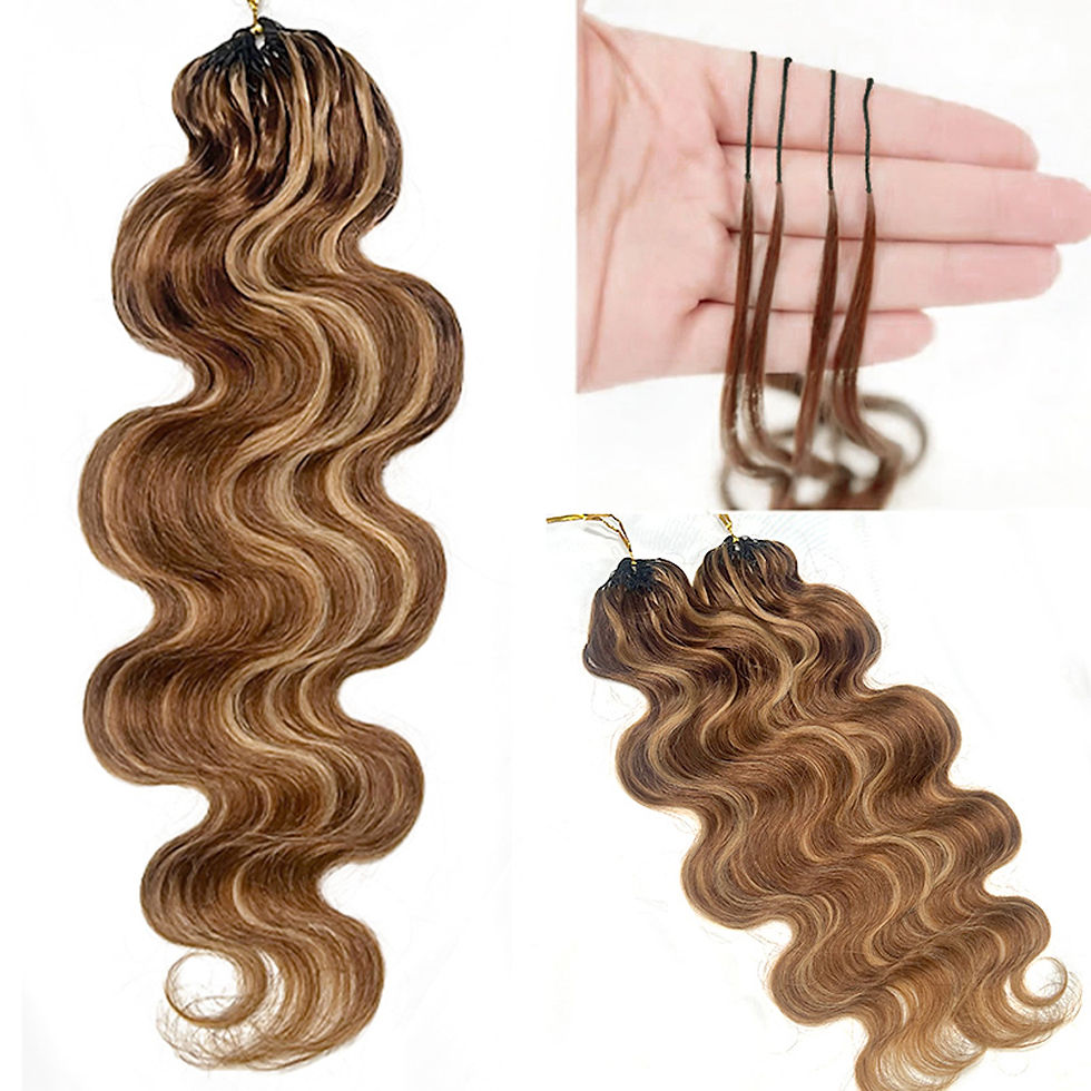 Thumbnail: Bloom Human Hair Crochet Wave Extensions