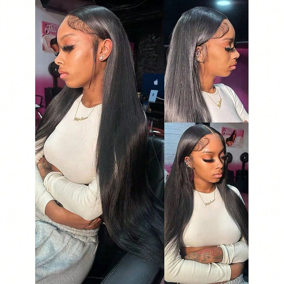 Thumbnail: Bloom LuxeSilk 13x4 HD Lace Human Hair Wig – Natural Straight