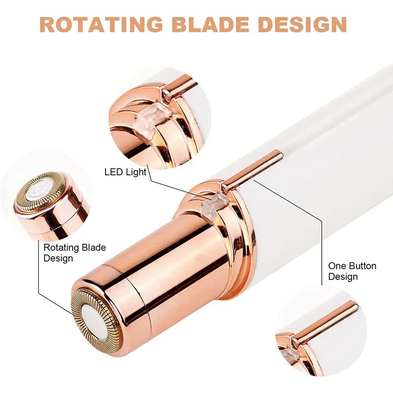 Thumbnail: Bloom USB Rechargeable Precision Facial Hair Remover