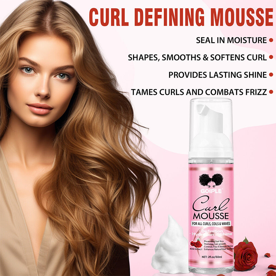 Thumbnail: Bloom Rose Shea Oil Curl Anti-Frizz Mousse