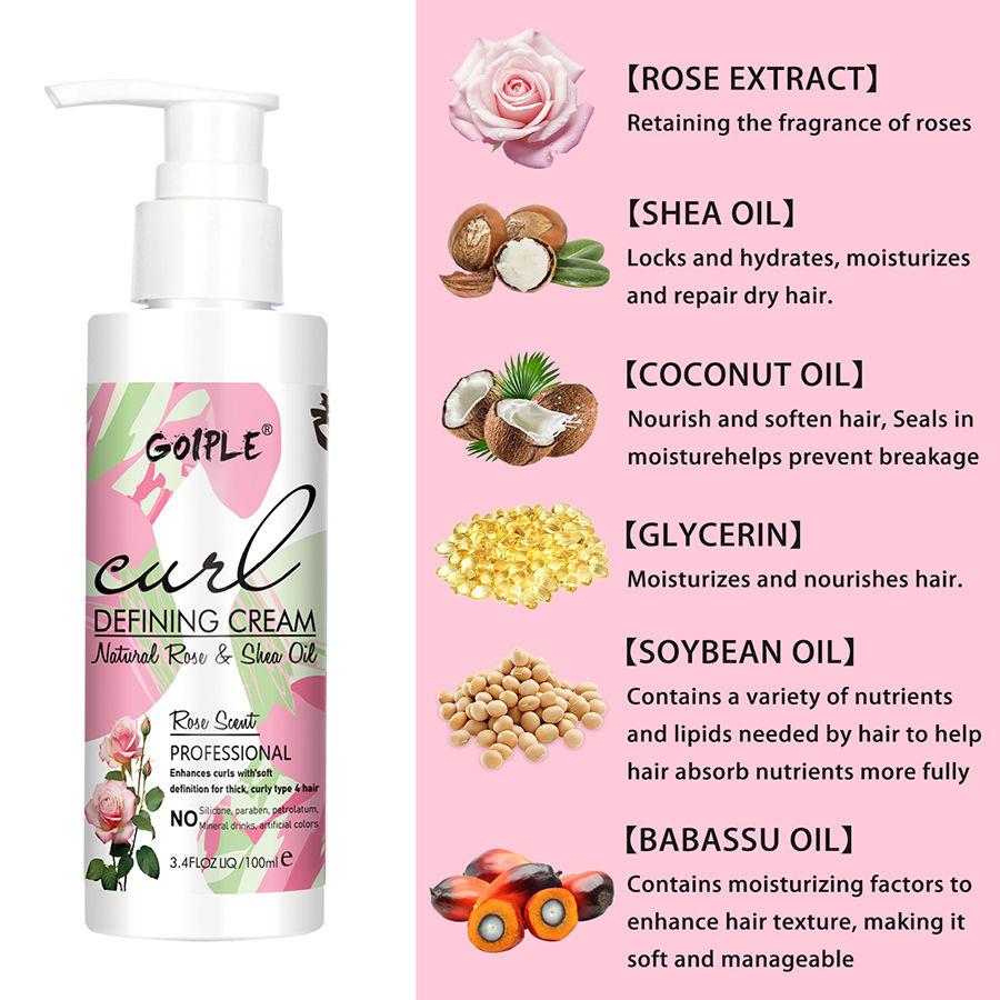 Thumbnail: Bloom Rose Shea Oil Curl Anti-Frizz Mousse