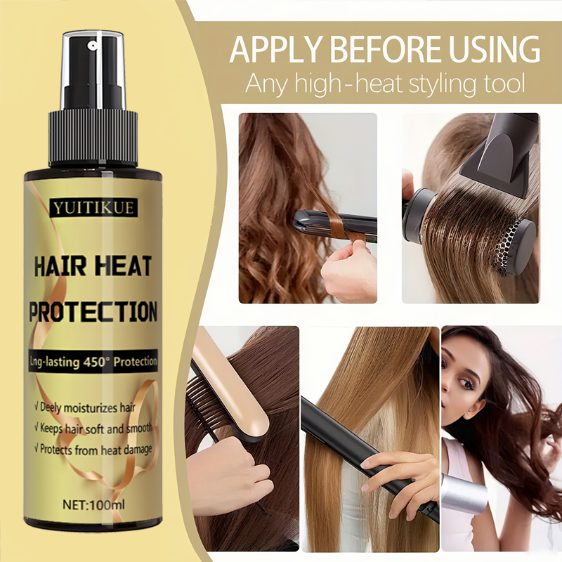 Thumbnail: Bloom Hair heat protection spray, long-lasting protection up to 450 degrees