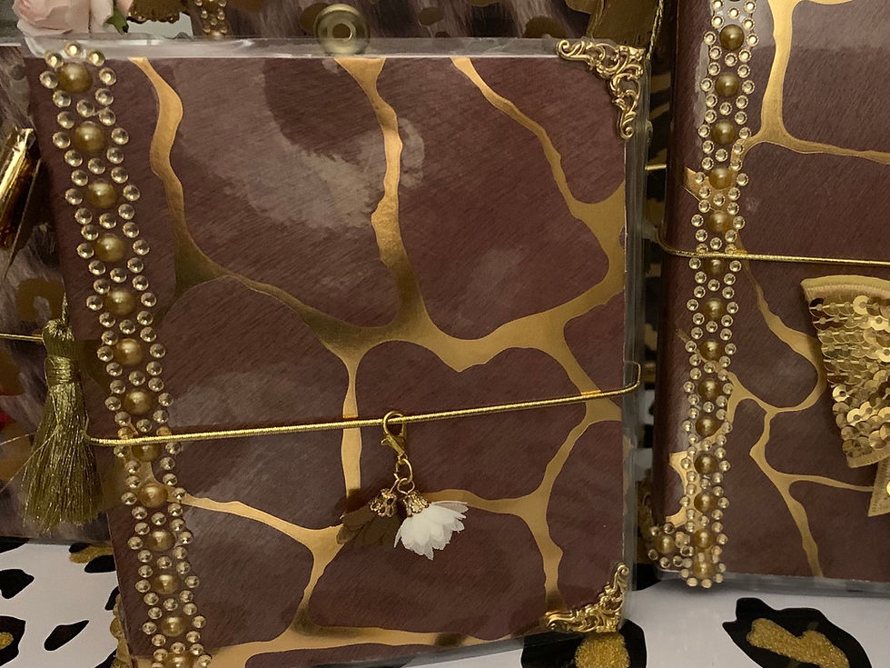 Thumbnail: Mini Chocolate Giraffe 🦒 Travelers Notebook 
