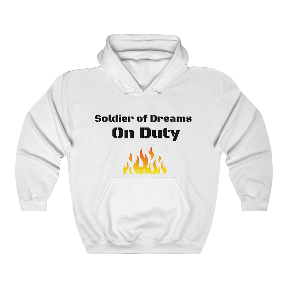 Thumbnail: Soldier of Dreams Unisex Heavy Blend™ of of Hooded Sweatshirt Soldier of Dreams