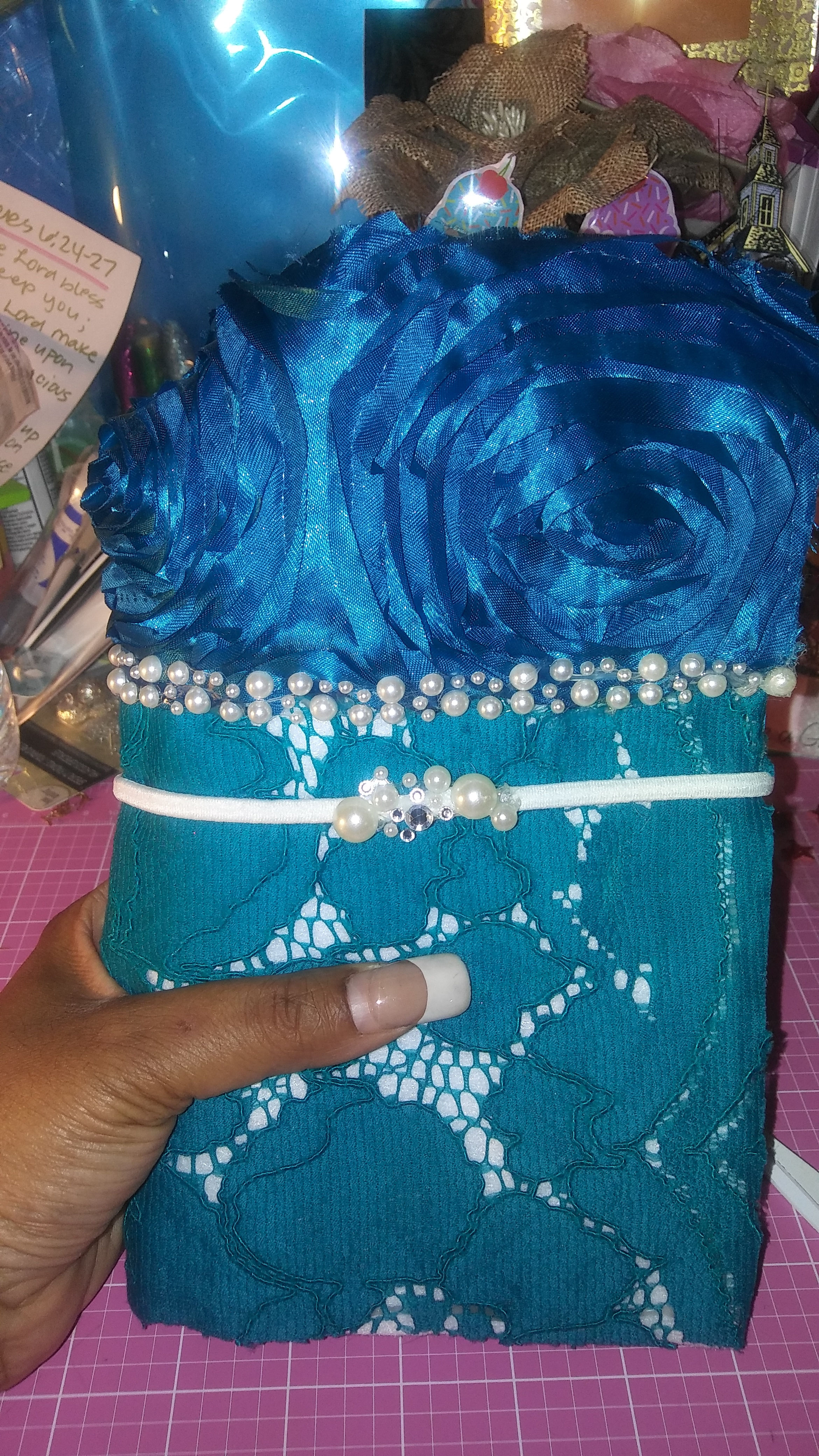 Caribbean Blue Pearl Prayer Book